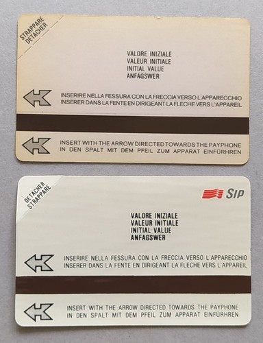 Coppia schede telefoniche -  coppia,