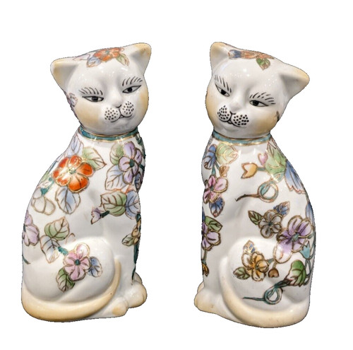 Coppia statuine gatto