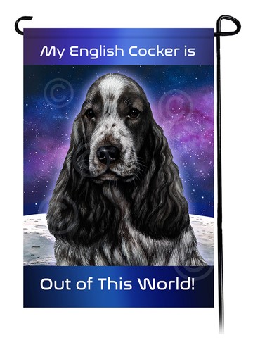 Out this world garden flag - world,