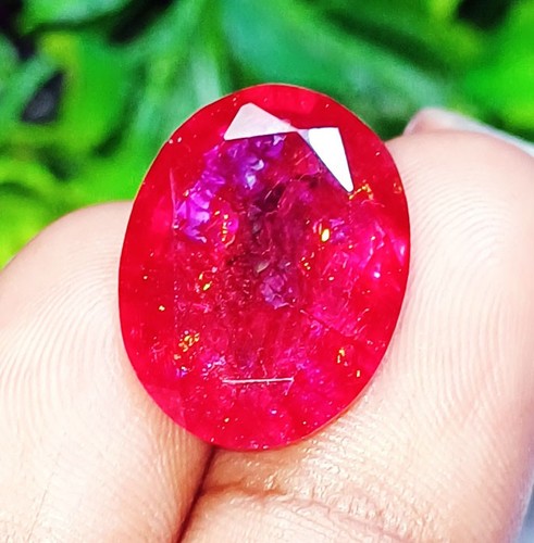 Naturale rosso rubino taglio - rosso,