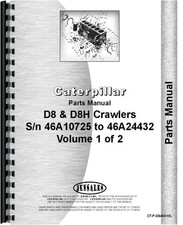 Caterpillar D8 D8H Crawler