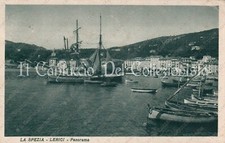 1933 LERICI Panorama veliero barche La Spezia cartolina