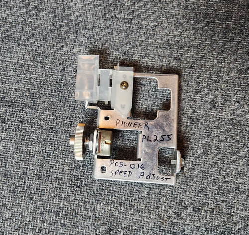 Pioneer 255 speed adjust - pioneer, pl-255