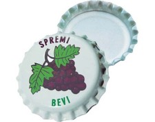 Tappo Corona Smaltato Vino mm