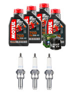 Tagliando TRIUMPH Speed Triple 1050 2006-2010 (4 7100 10W40 Filtro olio candele)