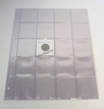 SAFE FOGLIO PER MONETE IN OBLO CORNICI PER ALBUM FORMATO A4