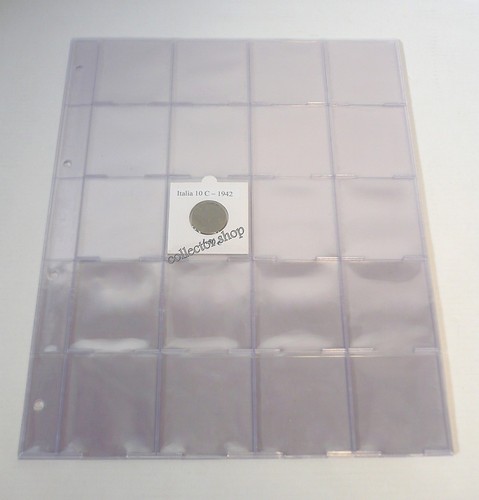 Safe foglio per - monete, in