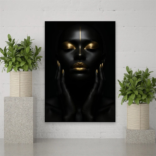 Quadro tela donna africana - tela,