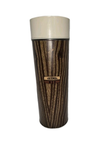 Thermos vintage finto legno - vintage,