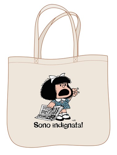 Mafalda sono indignata borsa - sono,