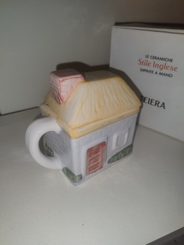 Dixan teiera ceramica casetta - ceramica,