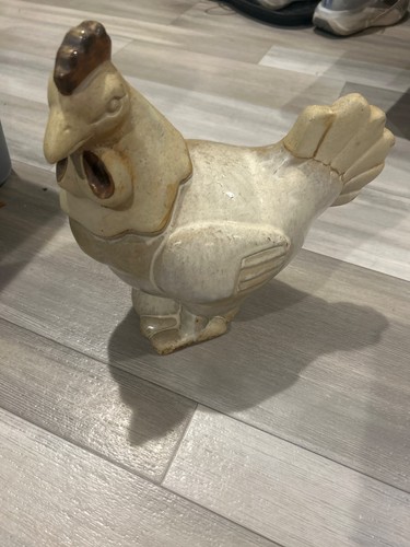 Statuina gallina ceramica - statuina,