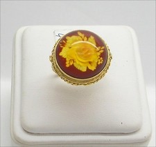 ANELLO IN ORO GIALLO 18 kt CON