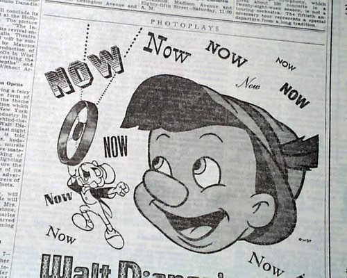 Pinocchio walt disney opening - disney,