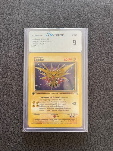 Zapdos edizione fossil - zapdos, 1