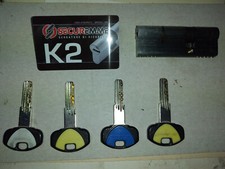 CILINDRO SERRATURA A PROFILO EUROPEO CON 4 CHIAVI CON SCHEDA ORIGINALE