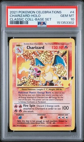 Psa charizard celebrations - psa,