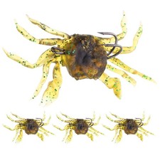  4 Pezzi Esche Granchio Falso