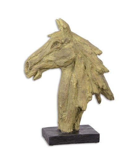 Una scultura resina - una,