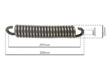 Molla per tiller con gancio - molla,