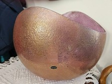 Vaso vetro Murano Giovanni Cenedese firmato 