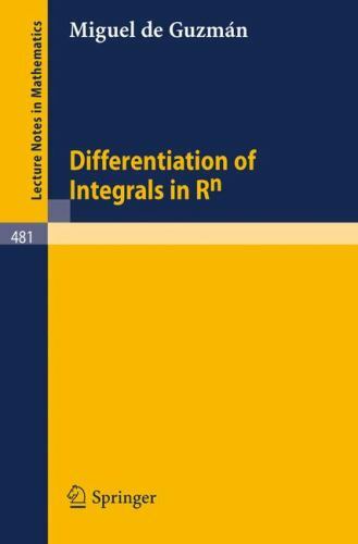 Differentiation integrals - differentiation, of