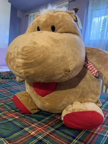 Peluche ippopotamo seduto - peluche,