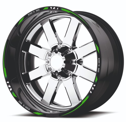 Adesivi cerchi moto - adesivi, verde