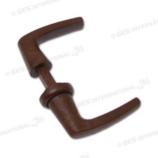 CHR23M Maniglia per scrocco Plastica Marrone Porta bagno Camper Caravan