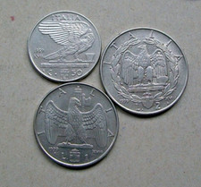 2 lire+ 1 lira + 50 centesimi