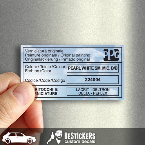 Adesivo lancia delta - un,