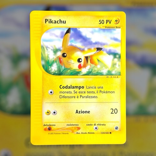 Carte pokemon pikachu - pokemon, 124/165