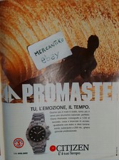 OROLOGIO CITIZEN PROMASTER CRONO 1996 PUBBLICITÀ ADVERTISING WERBUNG CLIPPING