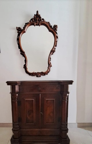 Mobiletto con specchiera - mobiletto,
