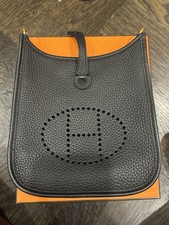 Hermes mini Evelyn nero noir