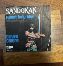 SANDOKAN  SWEET LADY BLUE OLIVER ONIONS   DISCO VINILE  45 GIRI 