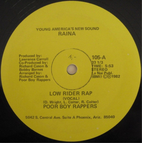 Poor boy rappers low rider - poor,