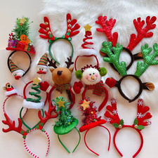 Fasce Natalizie Pupazzo Di Neve Corna Di Renna Babbo Natale Design Fascia per Ca