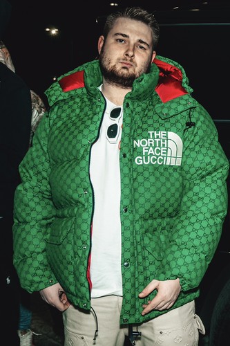 Gucci north face green - north,