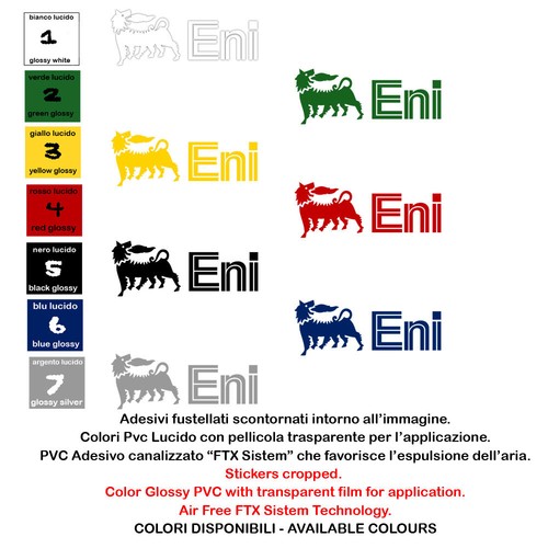 Eni sticker sponsor - , helmet