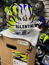 Casco AGV Pista GP RR Soleluna 2023 Valentino Rossi Fiamme ACU DOT 2206 LARGE
