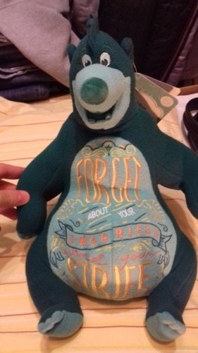 Peluche disney wisdom baloo - wisdom,