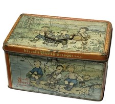 SCATOLA LATTA BISCOTTI DORIA -