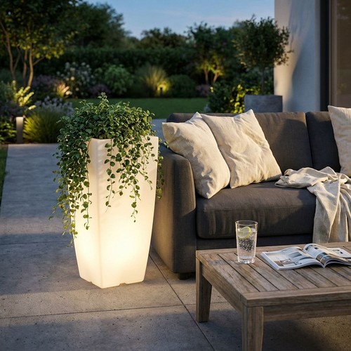 Vaso luminoso silente - vaso,