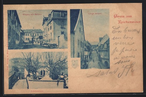 Cpa reichenweier elsass - reichenweier,