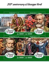 Francobolli giuseppe verdi - francobolli,