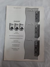 B&W Owner's Manual  per  Serie