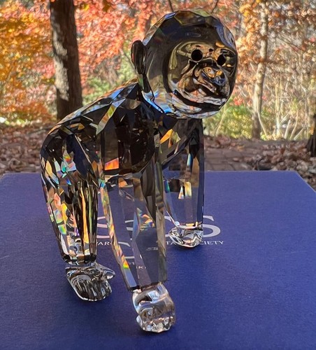 Swarovski crystal gorilla cub - gorilla,
