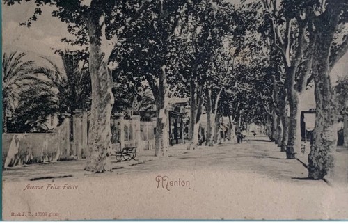 Cartolina francia mentone - -,