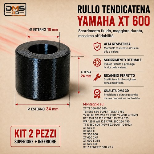 Rullo tenditore catena yamaha - rullo,